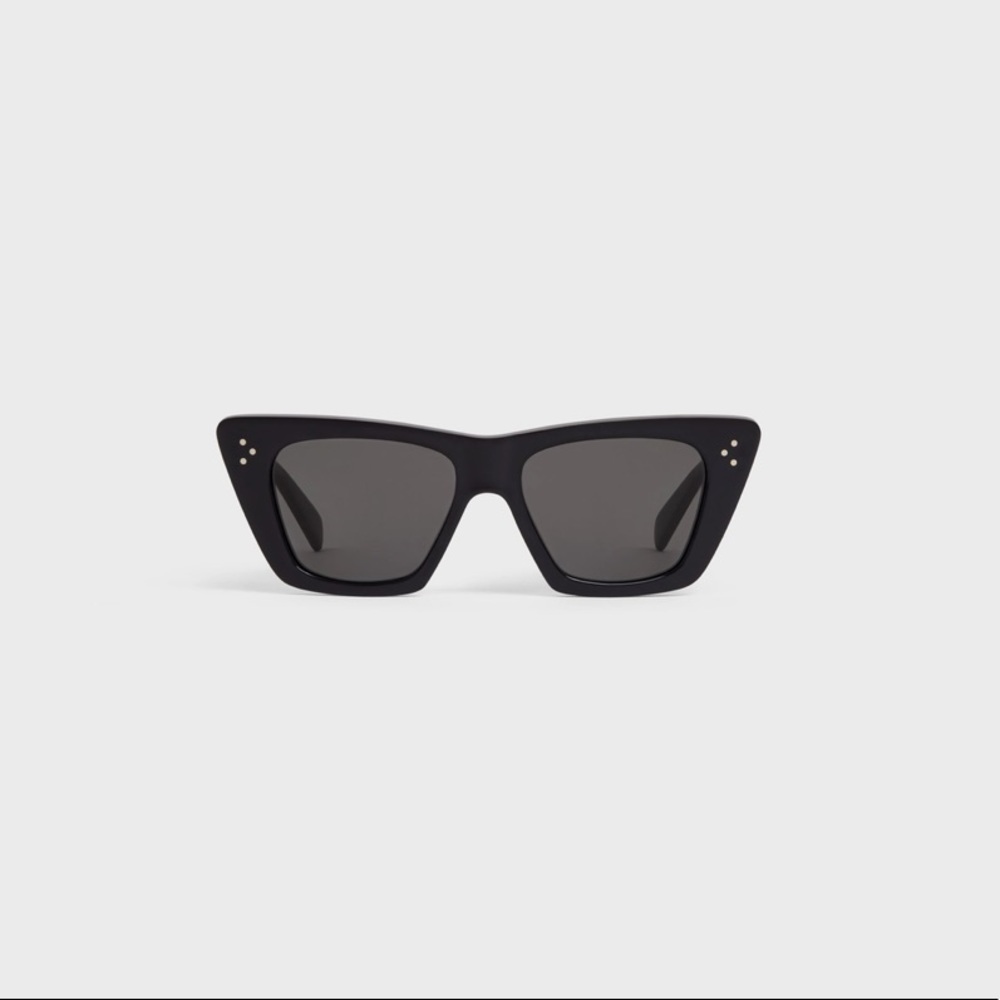 NEW Celine Cat Eye sunglasses in Black / Grey lenses